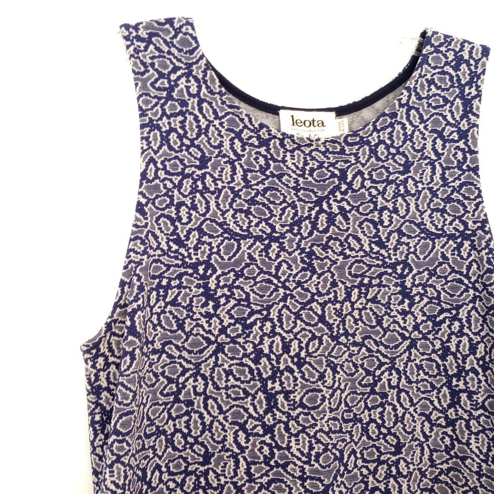 Leota Ava Blooming Royal Jacquard Day Dress - Picture 5 of 8